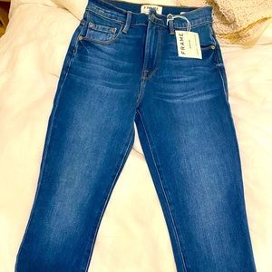 Frame jeans size 23 high rise brand new